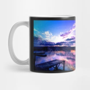 Photo Sunset with Pontoon Mug